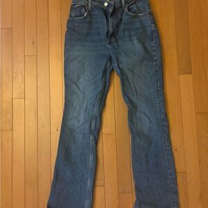 Abercrombie & Fitch 70s Medium Blue Flare Jeans